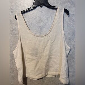 NWT Patagonia Garden Island Tank Top Button-Back Hemp-Blend Whole Weave XL